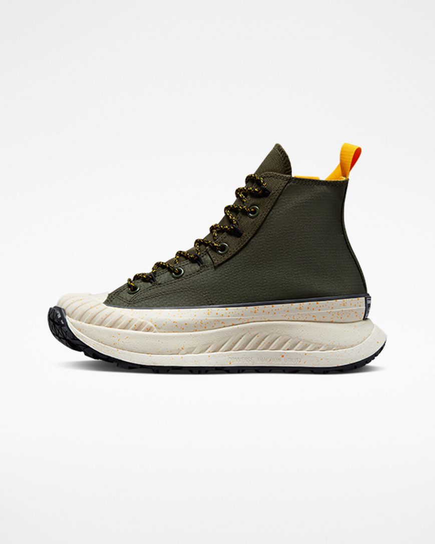 Tenisky Vysoke Converse Chuck 70 AT-CX Rugged Basics Panske Olivovo Zelená Zelene Žlté Čierne | SK QDMKX9